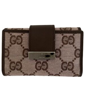 Gucci GG Monogram Six Key Case Italy Vintage